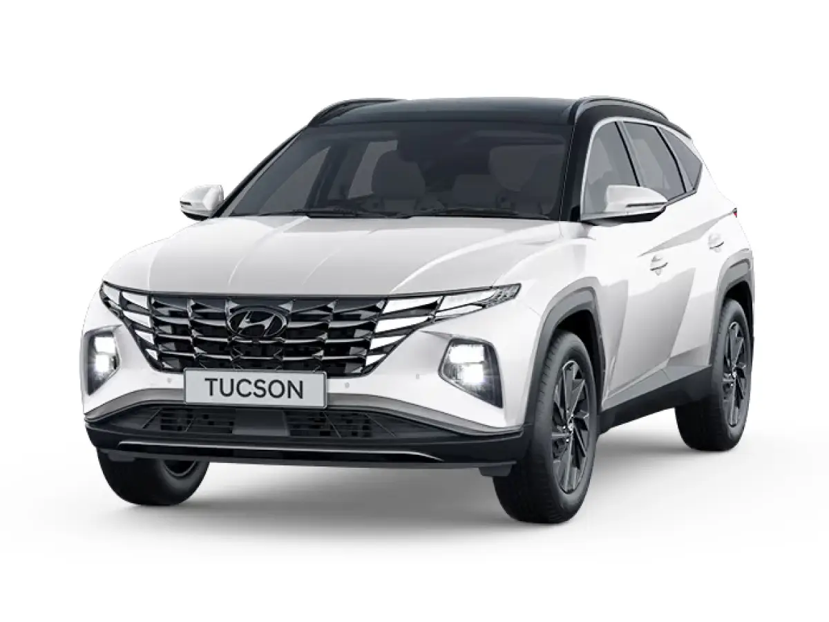 Hyundai Tucson Polar White Dual Tone